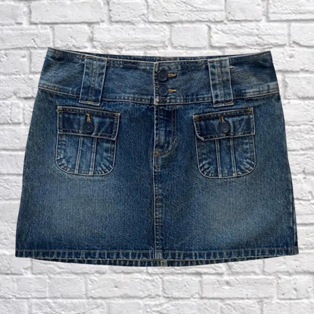Y2k Hand Painted Mini Skirt